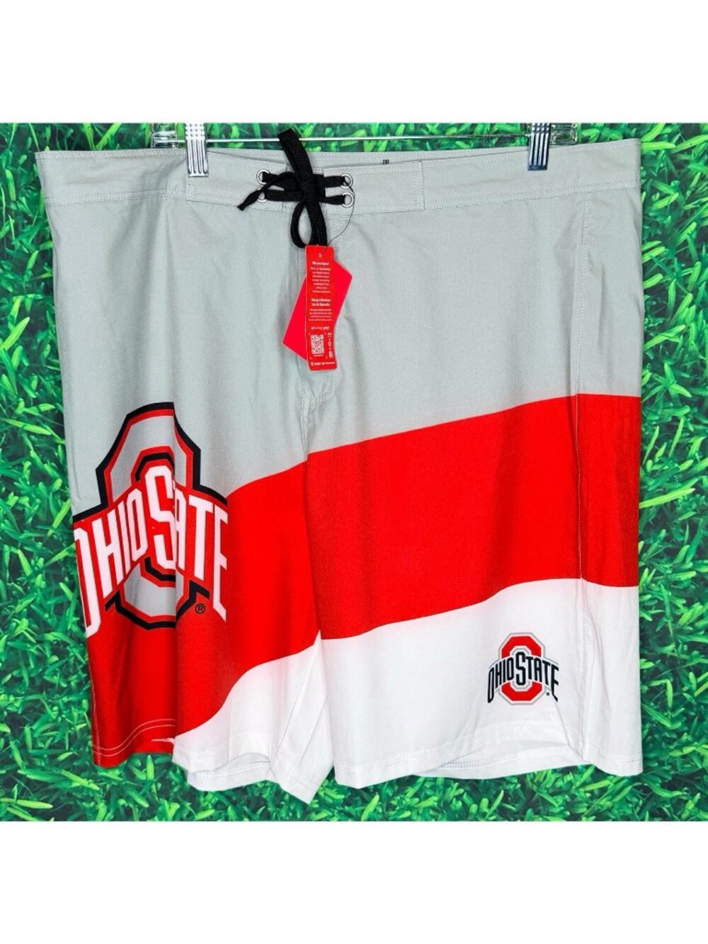 NWT Ohio State Buckeyes OSU Swim Board Shorts Men’s 2XL Beach Pool